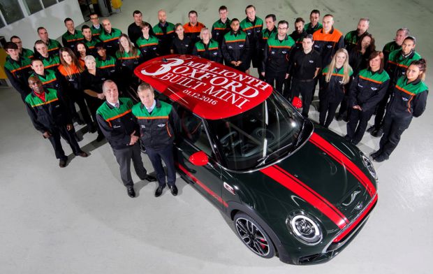 Plant Oxford hits major manufacturing milestone: 3 million MINIs built