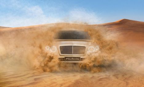 First picture of new Bentley SUV