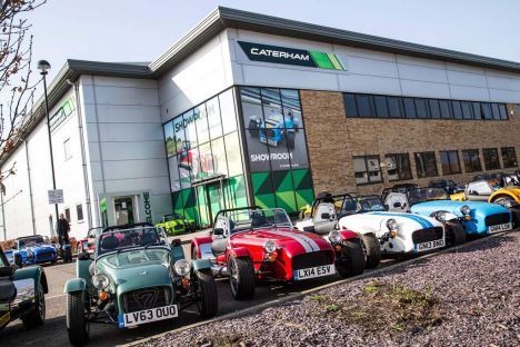 Caterham launches new flagship showroom