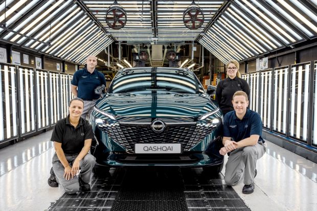 New Qashqai starts production in Sunderland