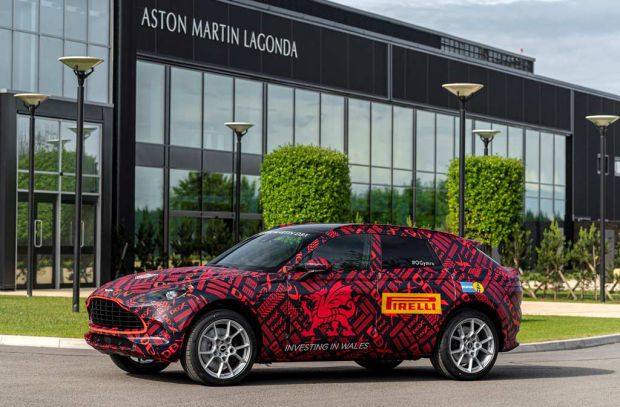 Aston Martin produces first cars at St Athan in Wales