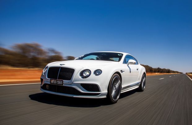 Bentley Continental GT Speed: Vmax in the outback