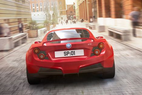 Detroit Electric reveals striking fastback design for the SP:01
