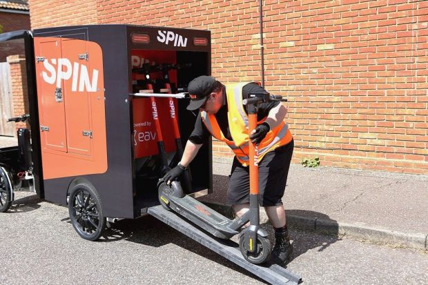 Spin adds e-cargo bikes to its logistics fleet in the UK