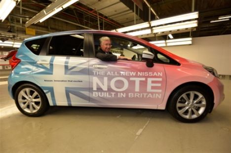 New Nissan Note production starts in Sunderland