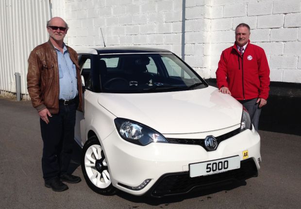 MG sells its 5000th MG3