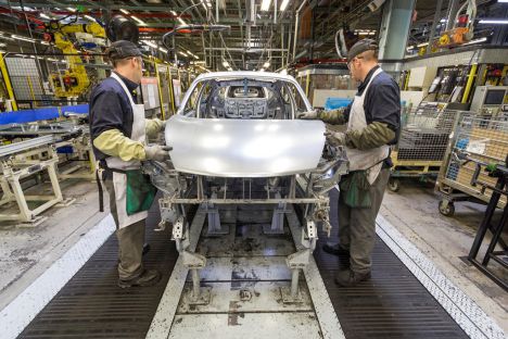 Nissan's new look Juke in production