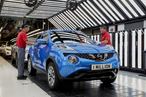 One millionth Juke built at Nissan Sunderland Plant 