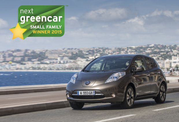 New Nissan LEAF named Best Small Family Car at Next Green Car Awards