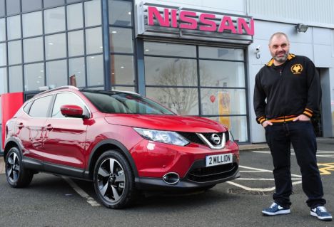 Wolverhampton Man wins two-millionth Qashqai!