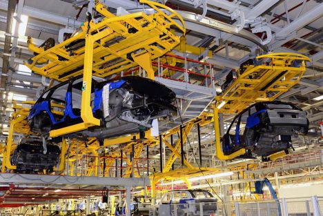 UK car production surpasses 500,000 in April.