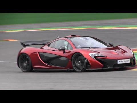 Watch Ten McLaren P1s race around Spa