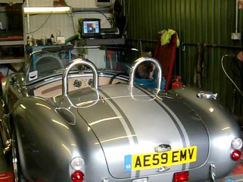 AK SPORTSCARS. AK 427 COBRA REPLICA WITH LS3 - DYNO JUNE 2010